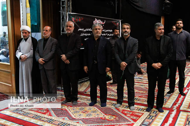 مراسم گرامیداشت شهدای حمله رژیم صهیونیستی به زندان اوین