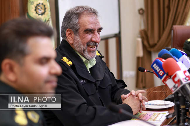 نشست خبری فرمانده انتظامی تهران بزرگ