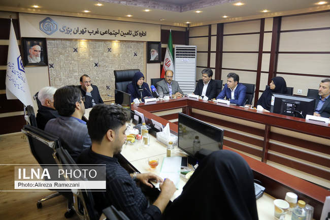 نشست خبری مدیر کل سازمان تامین اجتماعی غرب تهران