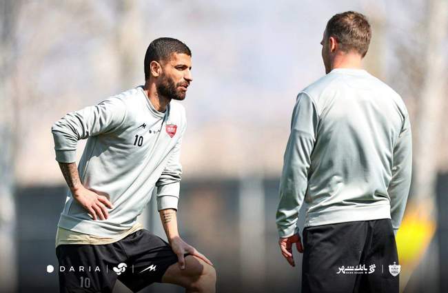 گزارش تصویری تمرین پرسپولیس/ دو ستاره جنجالی همچنان تحت تنبیه اوسمار