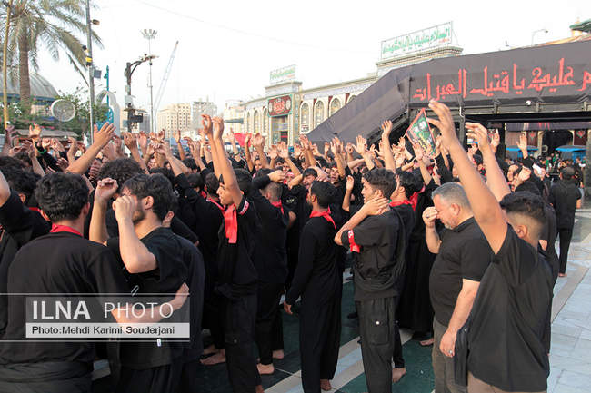  دسته جات عزاداری در اربعین حسینی در بین‌الحرمین 