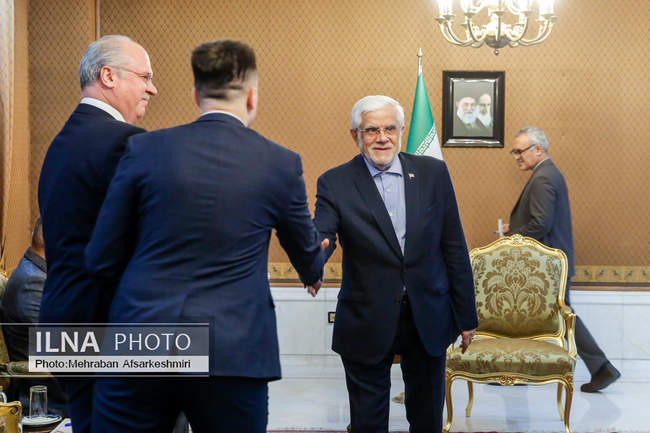 دیدار وزیر صنایع بلاروس با معاون اول رئیس جمهور