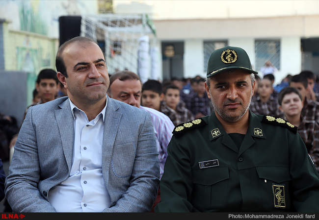 مراسم بازگشایی مدارس با حضور عارف