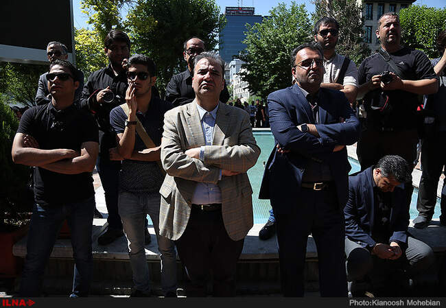 مراسم تشییع پیکر علیرضا سلطانی عکاس پیشکسوت مطبوعات