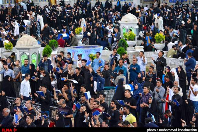 احیای شب نوزدهم ماه مبارک رمضان در حرم امام رضا (ع)
