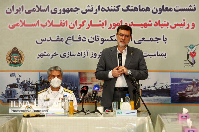 مراسم بزرگداشت پیشکسوتان حماسه سوم خرداد در ستاد ارتش جمهوری اسلامی 
