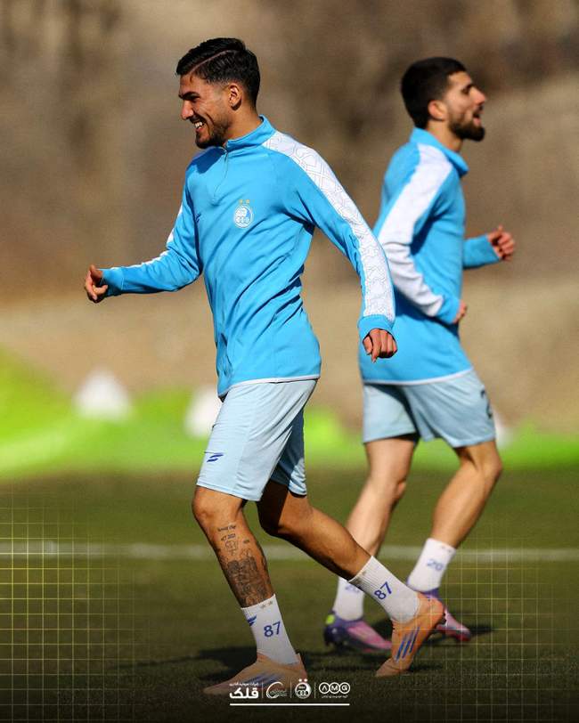 گزارش تصویری آخرین تمرین استقلال قبل از بازی با سپاهان