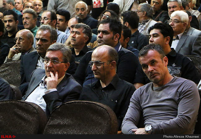 مراسم ترحیم هادی نوروزی کاپیتان تیم فوتبال پرسپولیس
