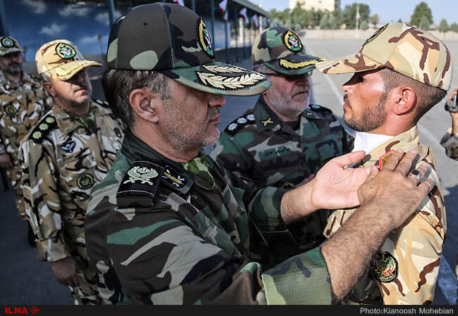 گزارش تصویری از مراسم تحلیف سربازان آموزشی پادگان 02 نیروی زمینی ارتش