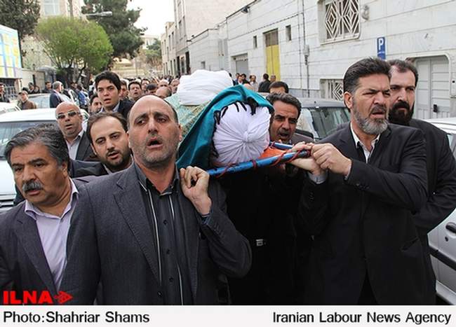 تشییع مرحوم شیخ‌علی اکبر صادقی