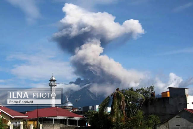 آتشفشان ماراپی اندونزی