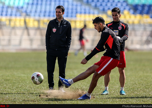 تمرین امروز تیم فوتبال پرسپولیس