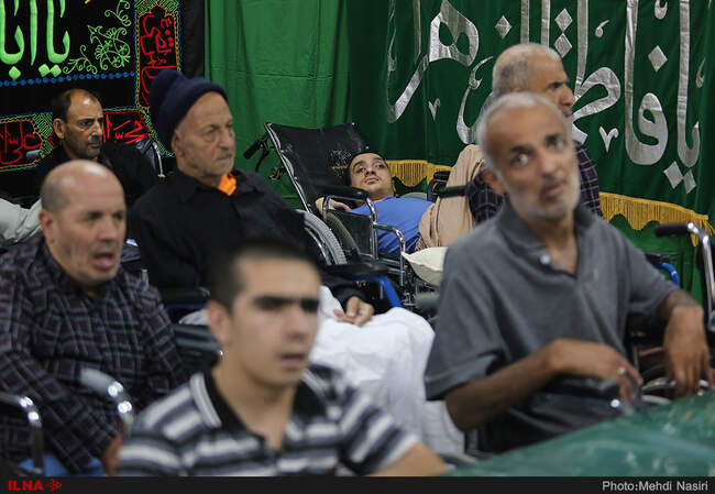 مراسم عزاداری محرم در موسسه خیریه کهریزک