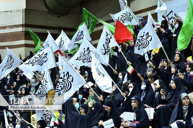 گردهمایی دختران انقلاب در ورزشگاه شیرودی