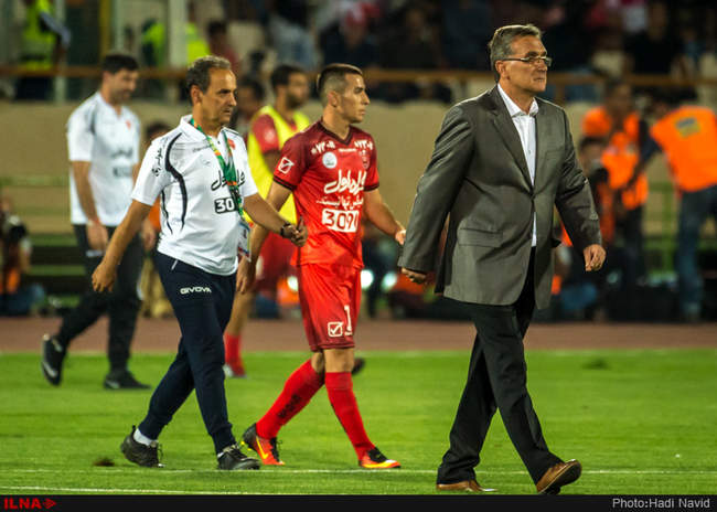 جام خلیج فارس - لیگ برتر فوتبال: پرسپولیس تهران - صبای قم 