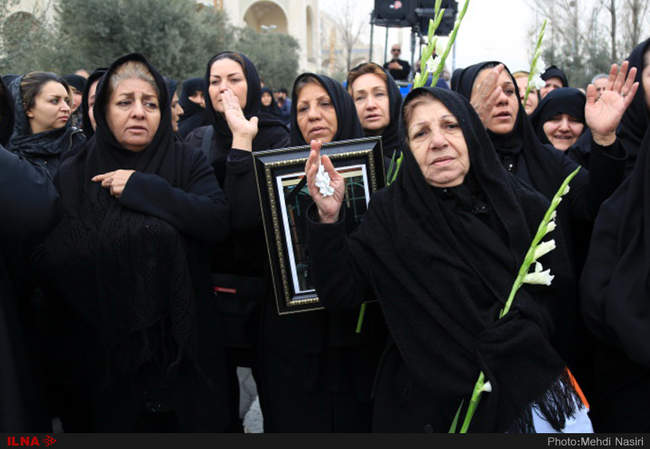 تشییع پیکر سه تن از شهدای کشتی سانچی  در مصلای تهران