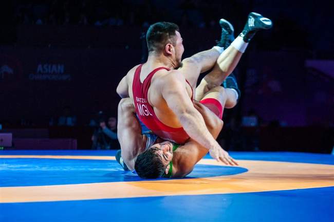 رقابت های کشتی آزاد بزرگسالان قهرمانی آسیا- مغولستان (گزارش تصویری)