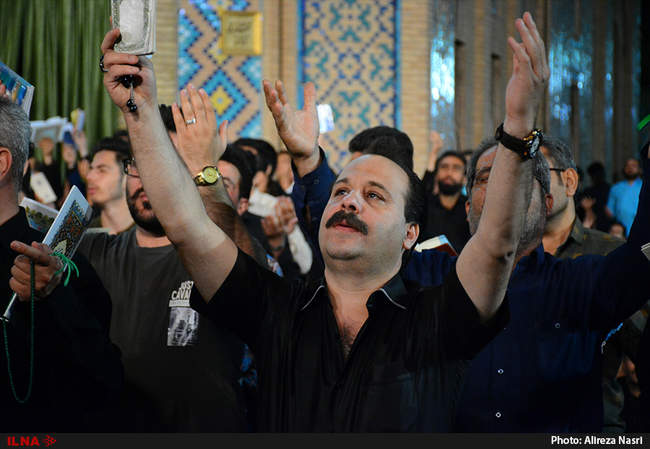 آئین شب بیست و یکم ماه مبارک رمضان در شاهزاده حسین (ع) قزوین