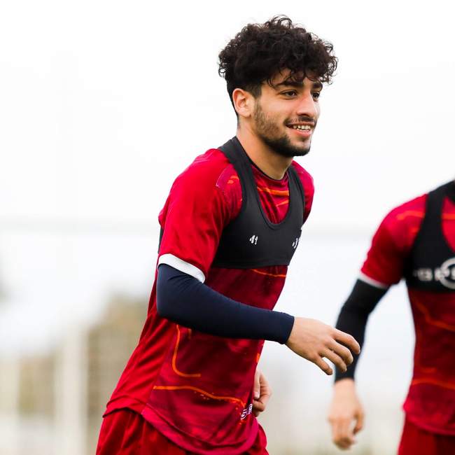 تصاویری از تمرین امروز تراکتور