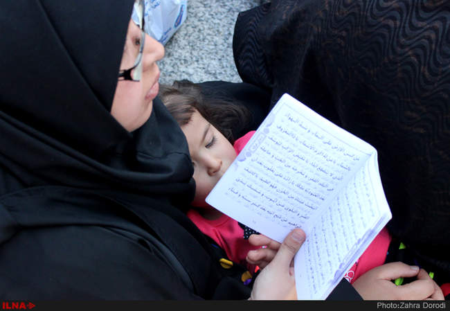 دعای عرفه در قم - حرم حضرت معصومه(س)