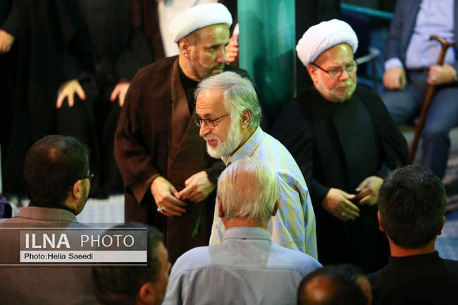 مراسم بزرگداشت والده همسر حجت‌الاسلام سید حسن خمینی در حسینیه جماران
