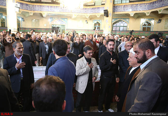 سی و سومین سالگرد شهادت آیت‌الله اشرفی اصفهانی با حضور آیت‌الله هاشمی رفسنجانی