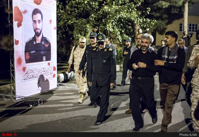 ورود پیکر شهید حججی به تهران