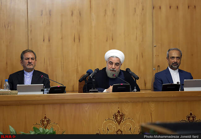 جلسه امروز هیئت دولت با حضور وزرای جدید 