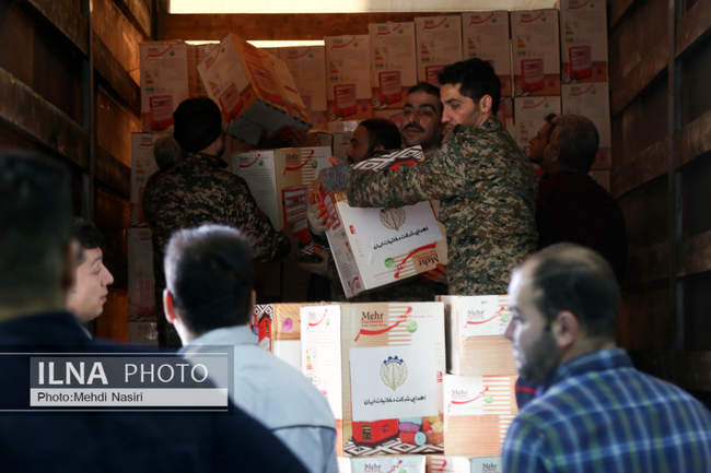 ارسال کمک‌های شرکت دخانیات ایران به مردم زلزله زده خوی 