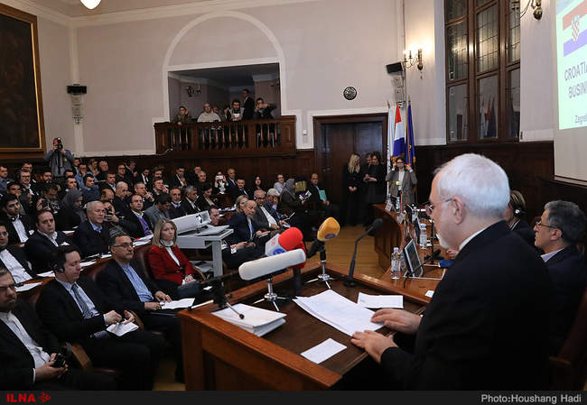 ادامه برنامه ها و دیدارهای محمدجواد ظریف در کرواسی