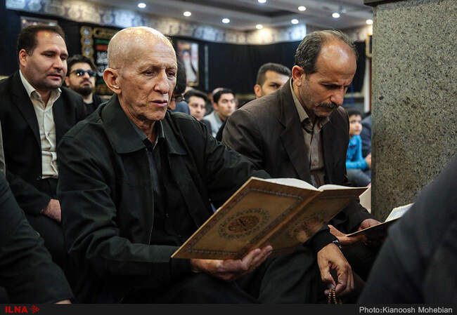 مراسم ترحیم برادر محمود احمدی نژاد