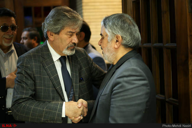 مراسم ترحیم همسر محمد نعیمی‌پور