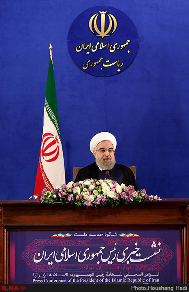 اولین نشست خبری رییس جمهور پس از انتخابات ۲۹ اردیبهشت