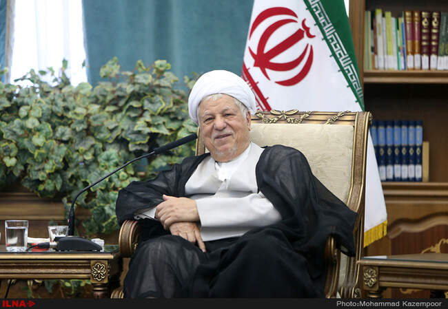 دیدار اعضای گروه سرمایه گذاری آل طه با آیت الله هاشمی رفسنجانی