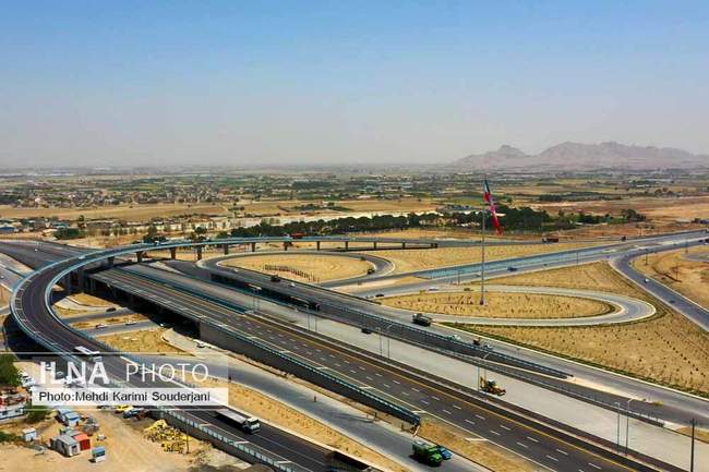 افتتاح پروژه بزرگ مجموعه پلهای شهید سلیمانی اصفهان توسط وزیر راه و ش�