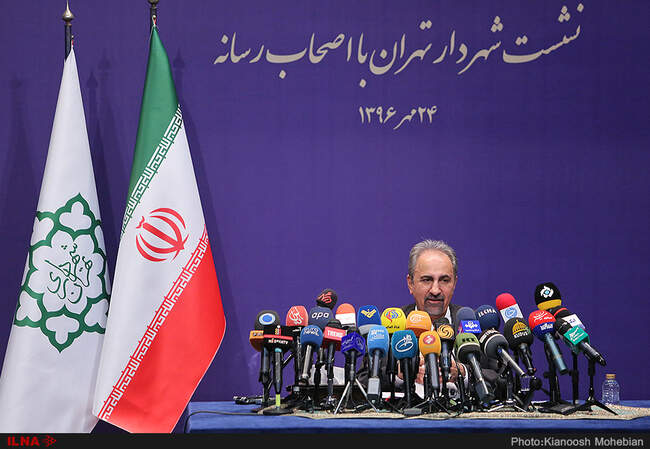 گزارش تصویری از نخستین نشست خبری شهردار تهران