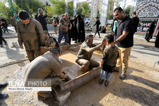 آئین سنتی «گِل مالی» لرستانی‌‎های مقیم تهران 