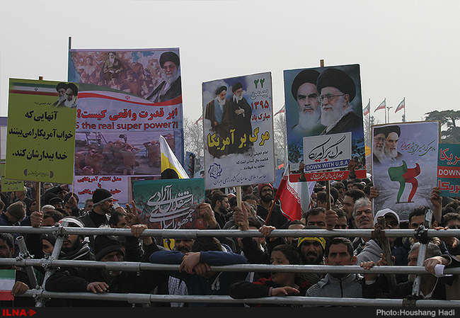 راهپیمایی یوم الله ۲۲ بهمن در تهران / ۱