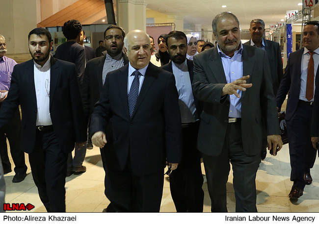 بازدید وزیر فرهنگ عراق از بیست و هشتمین نمایشگاه کتاب