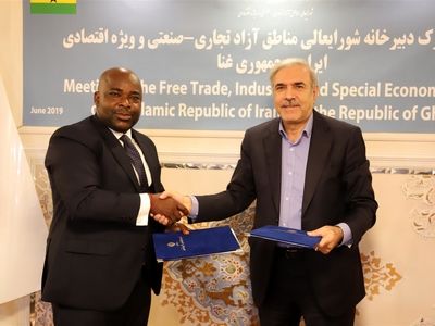 امضای تفاهم‌نامه بین مناطق آزاد ایران و غنا