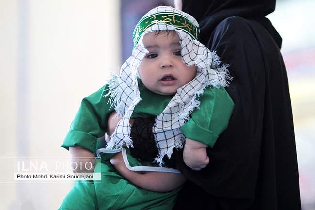  مراسم شیرخوارگان حسینی در شهر سودرجان