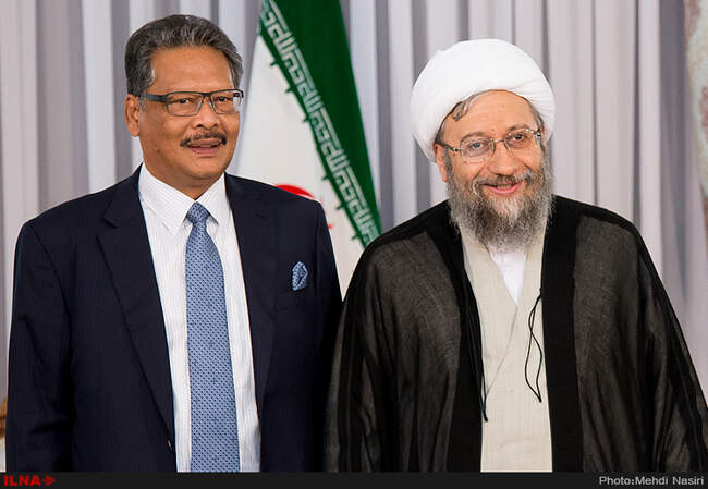 دیدار رئیس قوه قضائیه  با داتوسری افندی بن‌علی حاجی، دادستان کل کشور مالزی