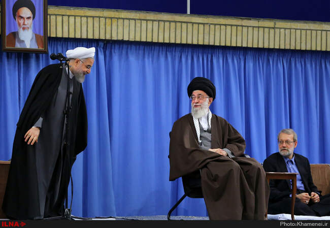 دیدار مسئولان نظام و سفرای کشورهای اسلامی با رهبر انقلاب