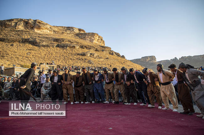 جشن مهرگان در غار کرفتو دیواندره 