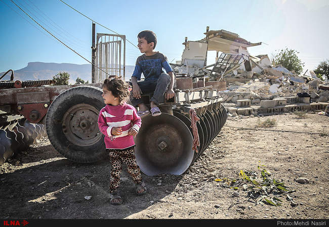 خسارات زلزله در روستاهای کرمانشاه