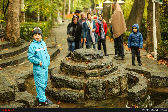 پاییز تهران در پارک جمشیدیه