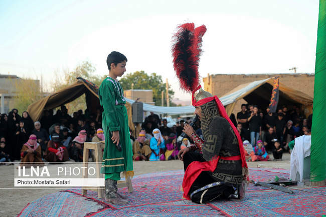 مجلس  تعزیه شهادت امام حسین در شهر کیان