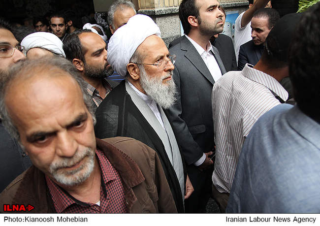 مراسم ترحیم همسر آیت الله خاتمی