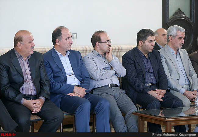 دیدار اعضای حزب اتحاد ملت ایران اسلامی با آیت الله هاشمی رفسنجانی