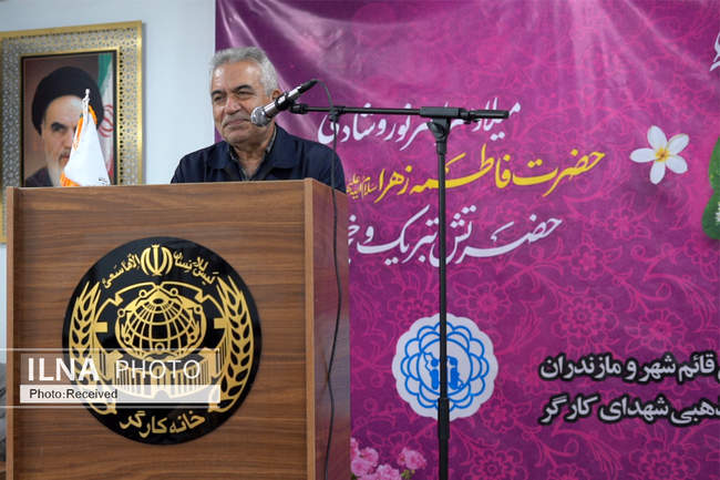 مراسم ولادت حضرت فاطمه (س) در خانه کارگر قایمشهر